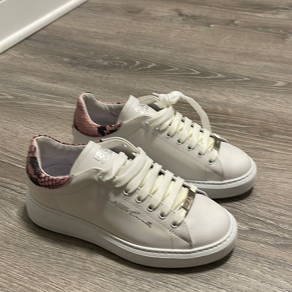 Cavalli class snake print sneakers 36